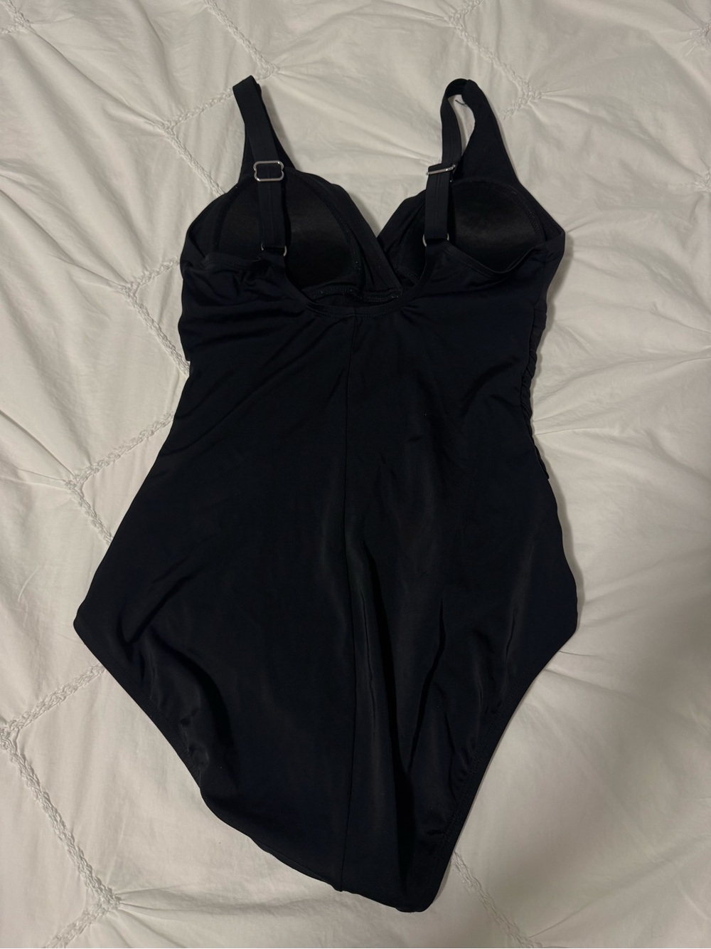 Jantzen Women's Black
Slimming Ruched Tummy
Control One Piece Swimsuit - Picture 3 of 8
